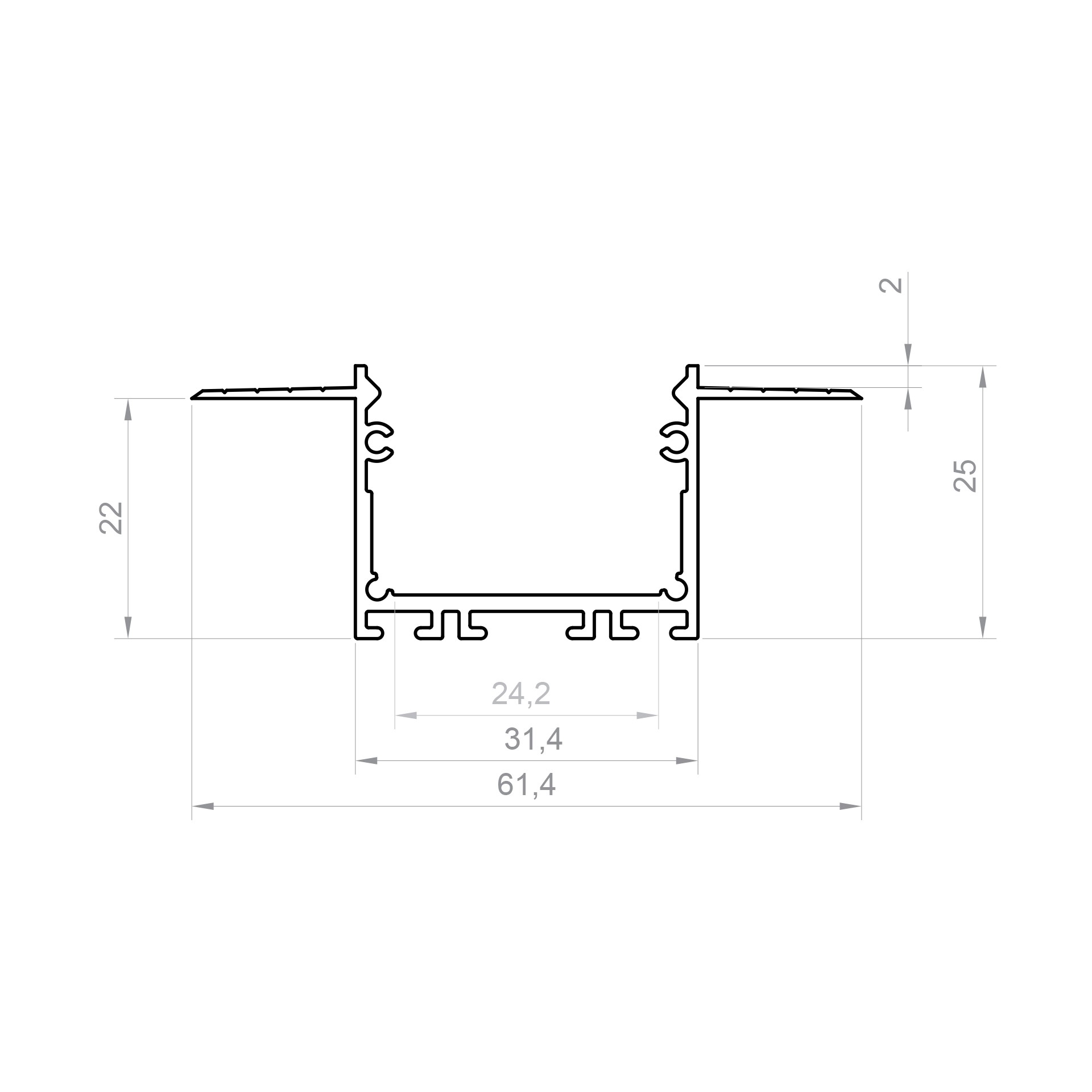 LED Profil GK22-7 – Bild 6