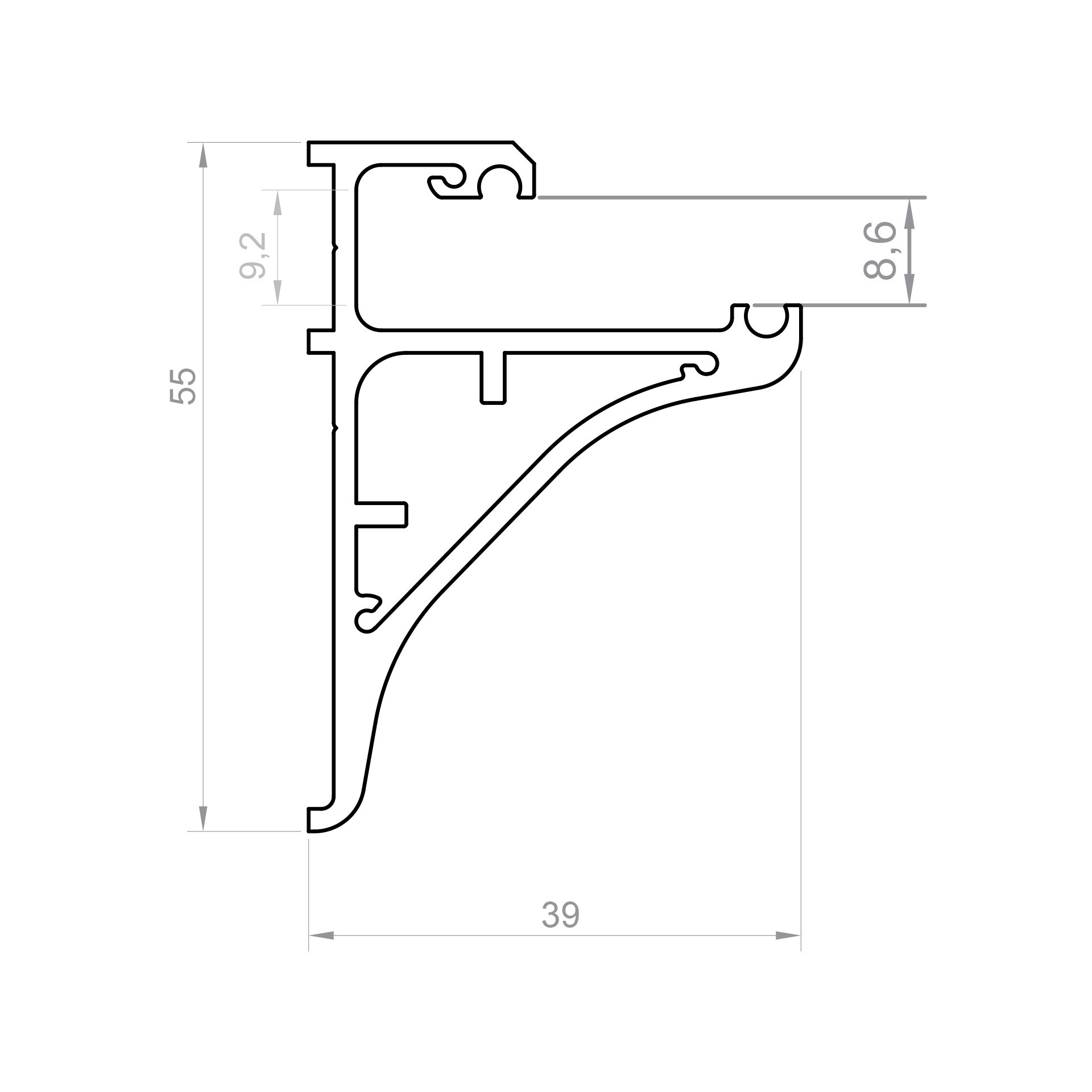 Profil LED P10-8 - obrazek 5