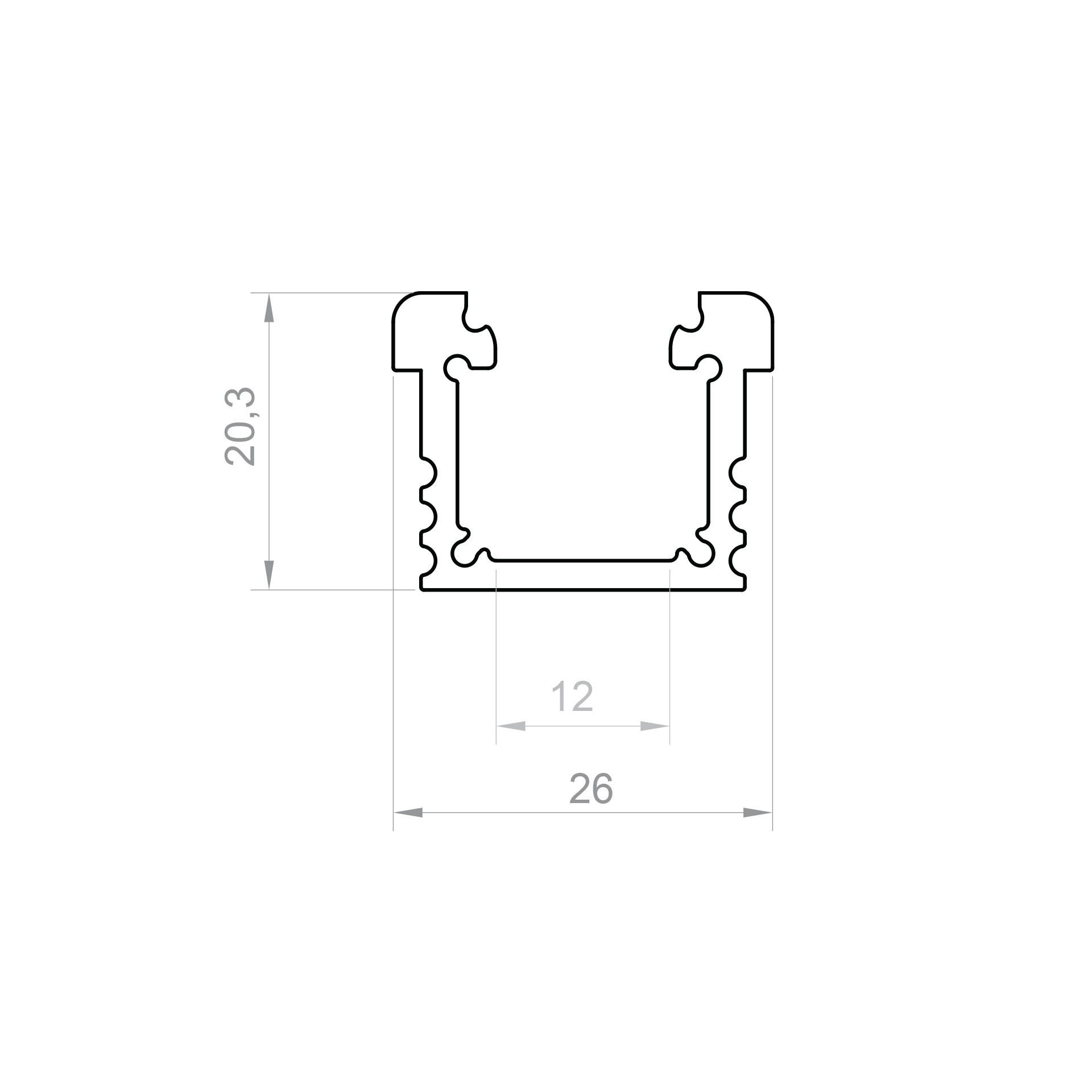 Profil LED P24-3 - obrazek 5