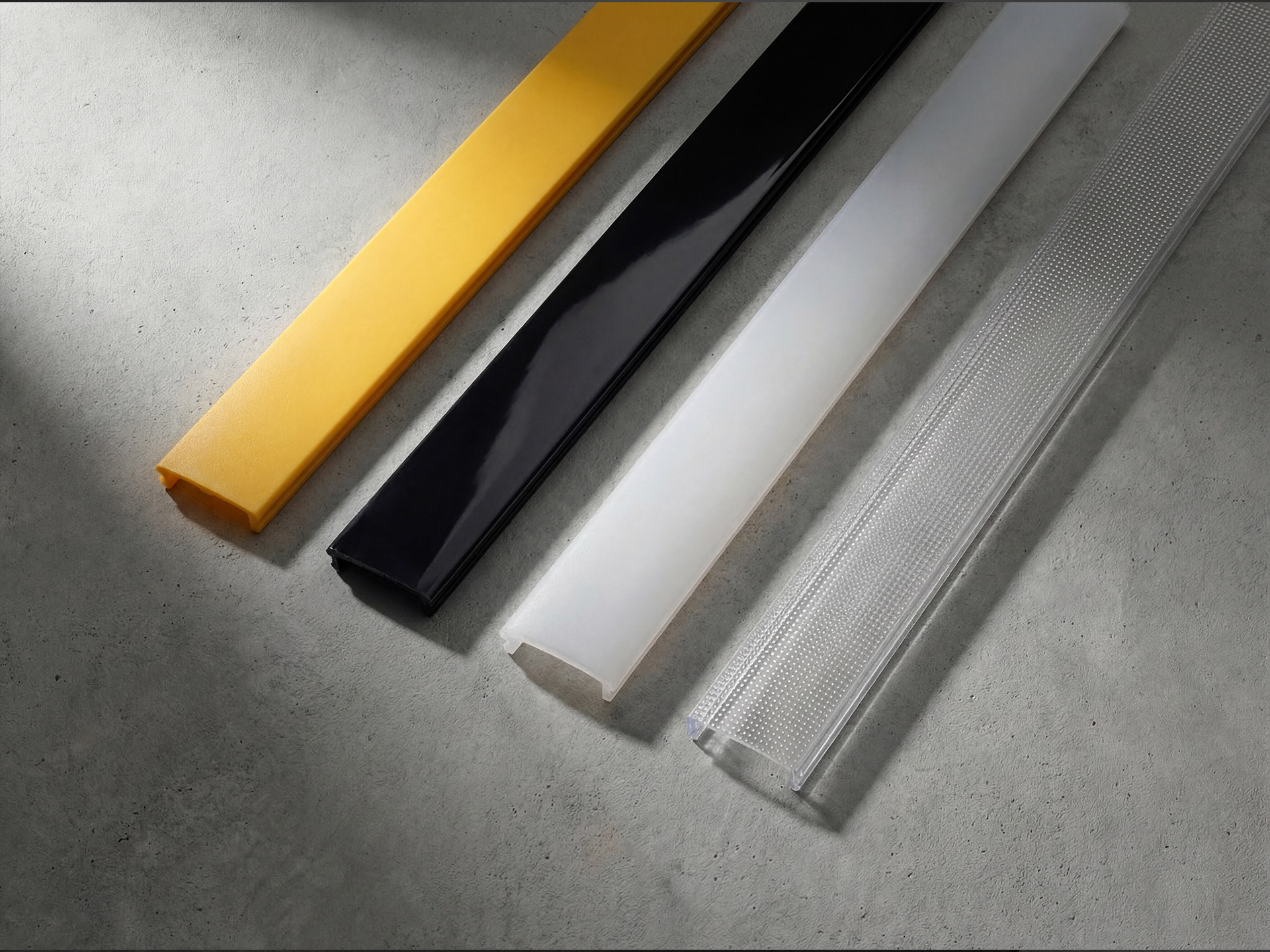 Types of LED profile covers